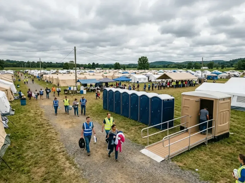 disaster-relief-camp-restrooms-010 — frequently asked questions, Dumpster & Portable Bathrooms Rental in Halfway House, PA